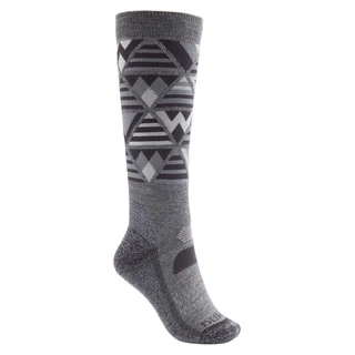 Damskie Skarpety Snowboardowe Burton Performance Midweight (Gray Heather) FW24