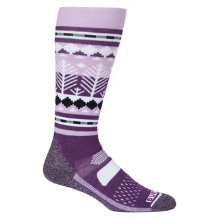 Damskie Skarpety Snowboardowe Burton Performance Midweight (Snowy Pines) FW26