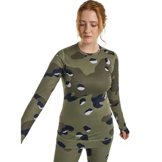 Damska Bielizna Aktywna Burton Midweight Crew (Forest Moss Cookie Camo) FW24