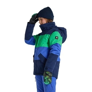 Chłopięca Kurtka Snowboardowa Burton Symbol (Dress Blue/Galaxy Green/Amparo Blue) FW24