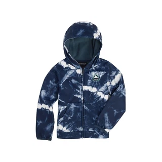 Dziecięca Bluza Aktywna Burton TD Crown Bonded FZ (Dress Blue Tidal Dye) SS20