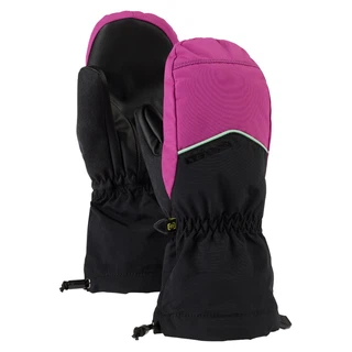 Dziecięce Rękawice Snowboardowe Burton Profile Mitt (True Black/Vivid Viola) FW23