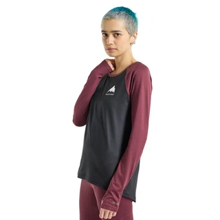 Damska Bielizna Aktywna Burton Roadie Tech Tee (True Black/Almandine) FW24