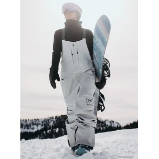 Damskie Spodnie Snowboardowe Burton AK GORE-TEX Kimmy 3L Bib (Gray Cloud) FW23