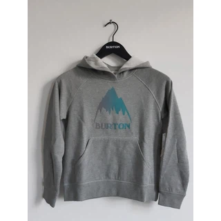 Dziecięca Bluza Burton Girls Classic Mountain (Grey Heather) SS19