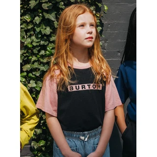 Dziecięca Koszulka Burton Vault (True Black/Powder Blush) FW24