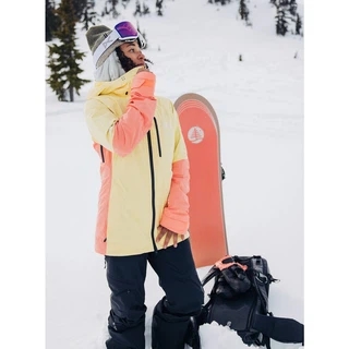 Damska Kurtka Snowboardowa Burton AK GORE-TEX 2L Upshift (Buttermilk/Reef Pink) FW24