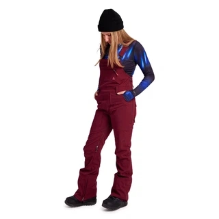 Damskie Spodnie Snowboardowe Burton Avalon Bib Softshell (Mulled Berry) FW22