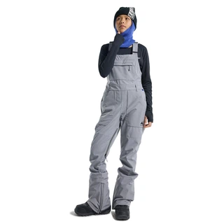 Damskie Spodnie Snowboardowe Burton Avalon Bib Softshell (Sharkskin) FW23