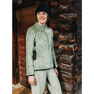 Damska Bluza Aktywna Burton AK Baker High Loft Quarter-Zip (Hedge Green) FW24
