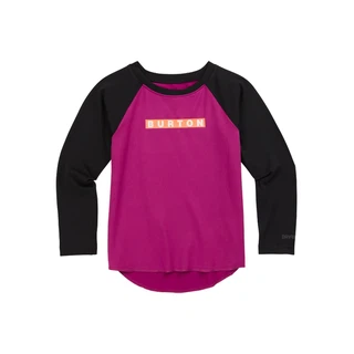 Dziecięca Bielizna Aktywna Burton Toddler Midweight Tech Tee (True Black/Vivid Viola) FW23