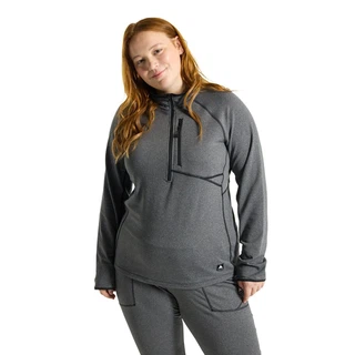 Damskia Bielizna Aktywna Burton Stockrun Grid Half-Zip (True Black) FW24