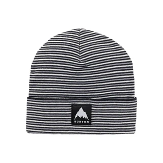 Dziecięca Czapka Zimowa Burton Recycled Stripe (True Black/Sharkskin/Stout White) FW24