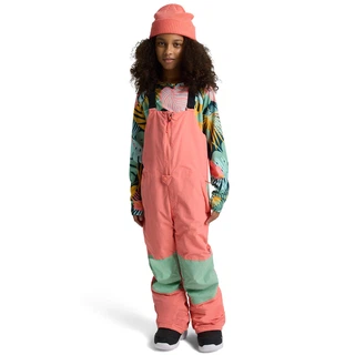 Dziecięce Spodnie Snowboardowe Burton Skylar Bib (Peach Echo) FW26