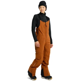 Damskie Spodnie Snowboardowe Burton AK GORE-TEX 2L Kimmy Bib (Chestnut Brown) FW26