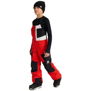 Dziecięce Spodnie Snowboardowe Burton GORE-TEX Powline Bib (Flame Scarlet/True Black) FW26