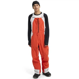 Męskie Spodnie Snowboardowe Burton Reserve GORE-TEX 2L Bib (Fiesta Red/Gray Cloud) FW26
