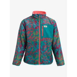 Dziecięcy Kurtka Burton Snooktwo Reversible (Green-Blue Morse Geo/Georgia Peach) FW20