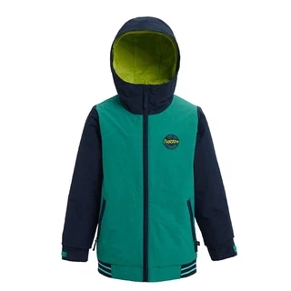 Chłopięca Kurtka Snowboardowa Burton Game Day (Green Slate Blue/ Dress Blue) FW20
