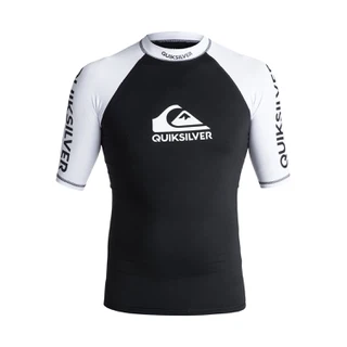 Lycra Quiksilver On Tour Shortsleeve Rashguard (Black) Ss18