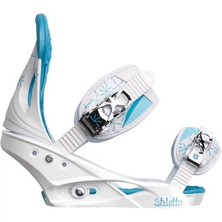 Wiązania snowboardowe Burton Stiletto WMN (WHT/BLUE)