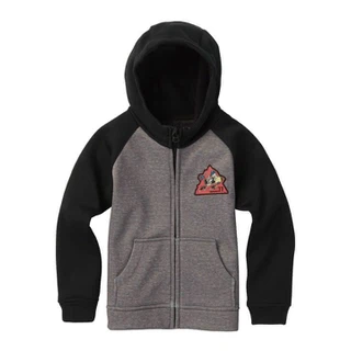Dziecięca bluza aktywna Burton Minishred Crown Bonded FZ (Monument Heather / True Black Heather) W19