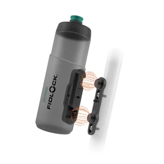 Bidon Fidlock Twist 600ml antybakteryjny + baza BIKE (True Black)