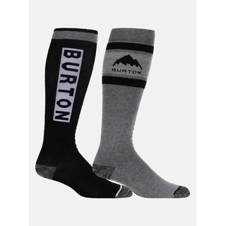 Skarpety Snowboardowe Burton Weekend Midweight 2-Pack (True Black) FW26