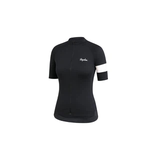Damska koszulka rowerowa Rapha Core (Czarny)-M