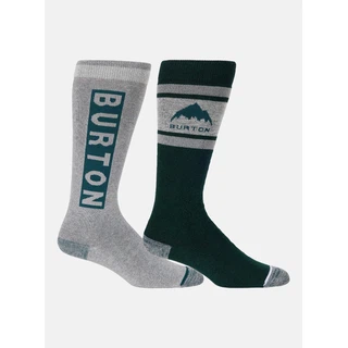 Damskie Skarpety Snowboardowe Burton Weekend Midweight 2-Pack (Deep Emerald) FW25