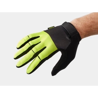 Rękawiczki rowerowe unisex z pełnymi palcami i wkładkami żelowymi Trek Circuit Twin Gel (Żółty Radioactive)