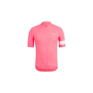 Koszulka rowerowa Rapha Core (Fluorescencyjny różowy)-M