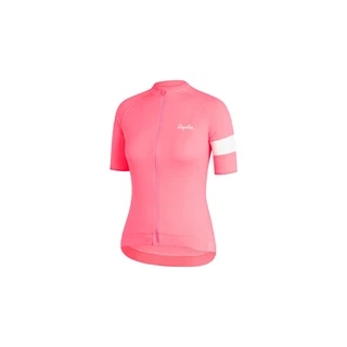 Damska koszulka rowerowa Rapha Core (Fluorescencyjny różowy)-M