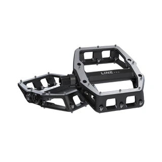 Zestaw pedałów platformowych Trek Line Pro (Czarny Anodowany)