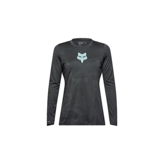 Koszulka damska na rower górski z długim rękawem Fox Racing x Trek Ranger (Czarny)-XL