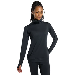 Damska Bielizna Aktywna Burton Midweight Long Neck (True Black) FW26