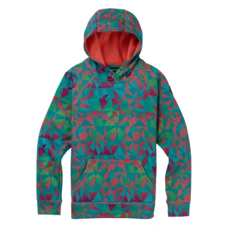 Dziewczęca Bluza Aktywna Burton Crown Bonded PO (Green-Blue Morse Geo) FW20