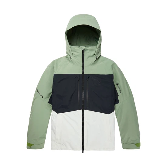 Kurtka Snowboardowa Burton AK GORE-TEX 2L Swash (Hedge Green/Stout White/True Black) FW23_1