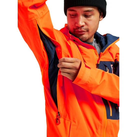 Kurtka Snowboardowa Burton AK GORE-TEX Cyclic (Clownfish Orange/Dress Blue) FW22_7 thumbnail