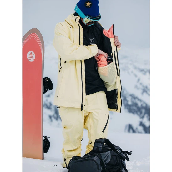 Kurtka Snowboardowa Burton AK GORE-TEX Cyclic (Buttermilk/Reef Pink) FW24_4