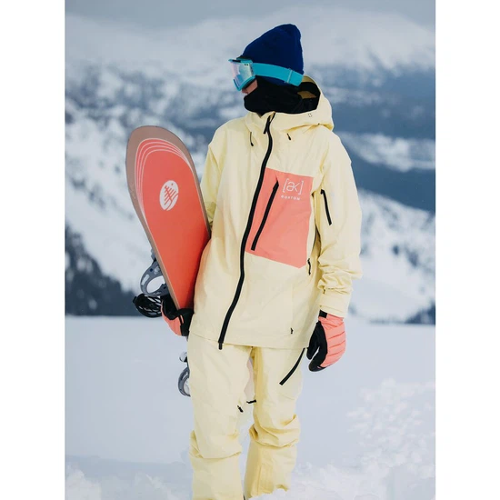 Kurtka Snowboardowa Burton AK GORE-TEX Cyclic (Buttermilk/Reef Pink) FW24_1 thumbnail