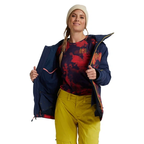 Damska Kurtka Snowboardowa Burton AK GORE-TEX Embark (Hibiscus Pink Cloud Marble/Dress Blueo) FW21_8 thumbnail