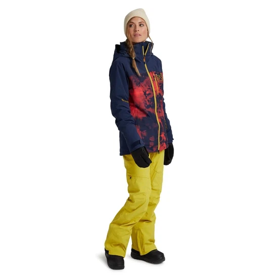 Damska Kurtka Snowboardowa Burton AK GORE-TEX Embark (Hibiscus Pink Cloud Marble/Dress Blueo) FW21_2