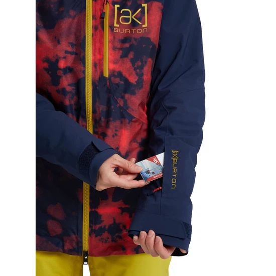 Damska Kurtka Snowboardowa Burton AK GORE-TEX Embark (Hibiscus Pink Cloud Marble/Dress Blueo) FW21_7 thumbnail