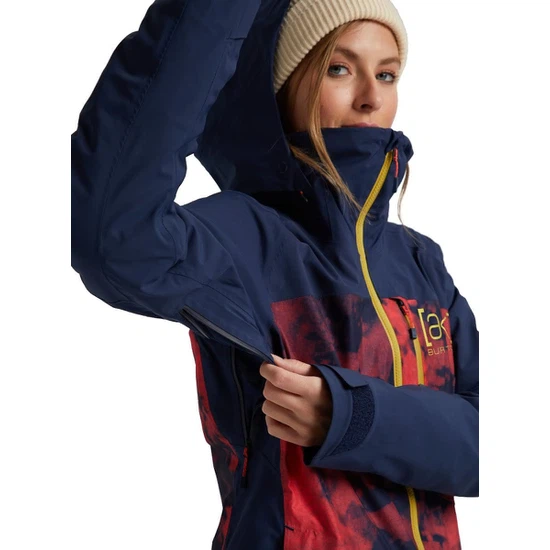 Damska Kurtka Snowboardowa Burton AK GORE-TEX Embark (Hibiscus Pink Cloud Marble/Dress Blueo) FW21_5 thumbnail