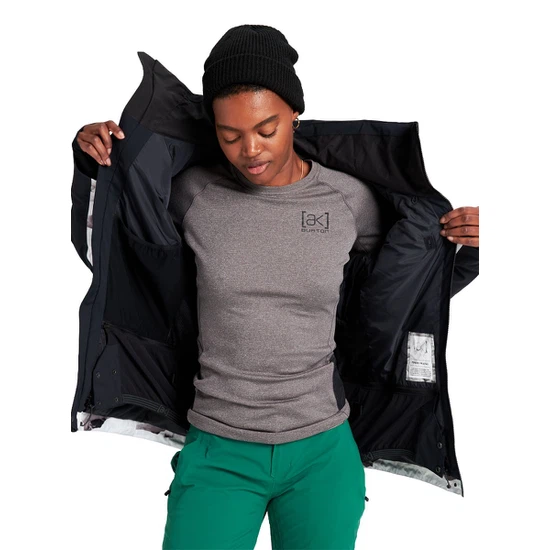 Damska Kurtka Snowboardowa Burton AK GORE-TEX Embark (True Black/Powder Pillows) FW22_9 thumbnail