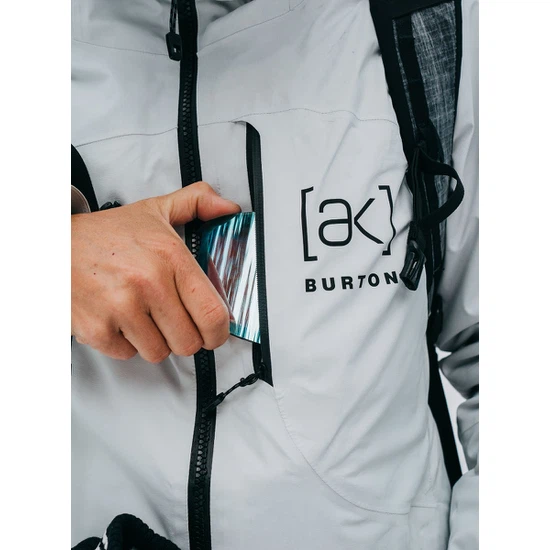 Damska Kurtka Snowboardowa Burton AK GORE-TEX Embark (Gray Cloud) FW24_4