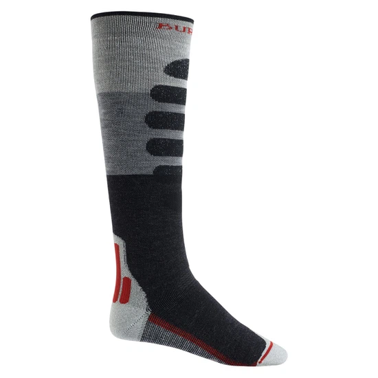 Skarpety Snowboardowe Burton Performance + Midweight (Gray Heather) FW25_1