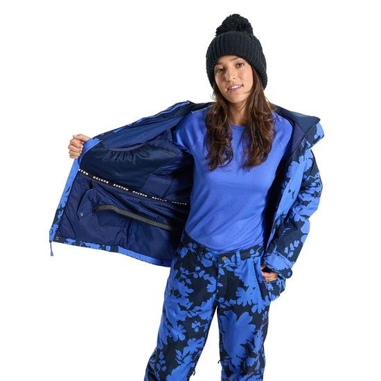 Damska Kurtka Snowboardowa Burton Jet Set (Amparo Blue Camellia) FW23_8 thumbnail