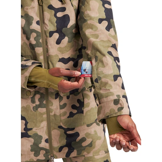 Damska Kurtka Snowboardowa Burton Prowess (Martini Olive Terra Camo) FW22_7 thumbnail
